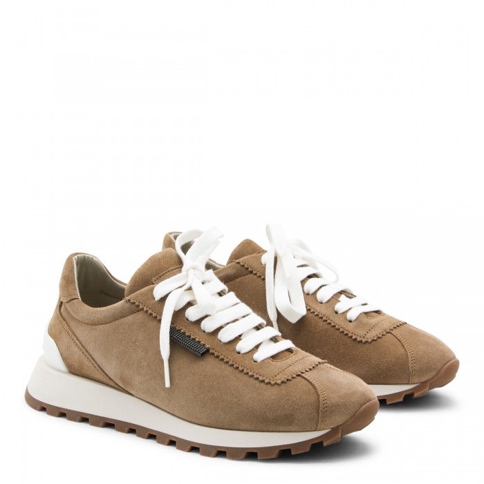 BROWN LEATHER SNEAKERS 2