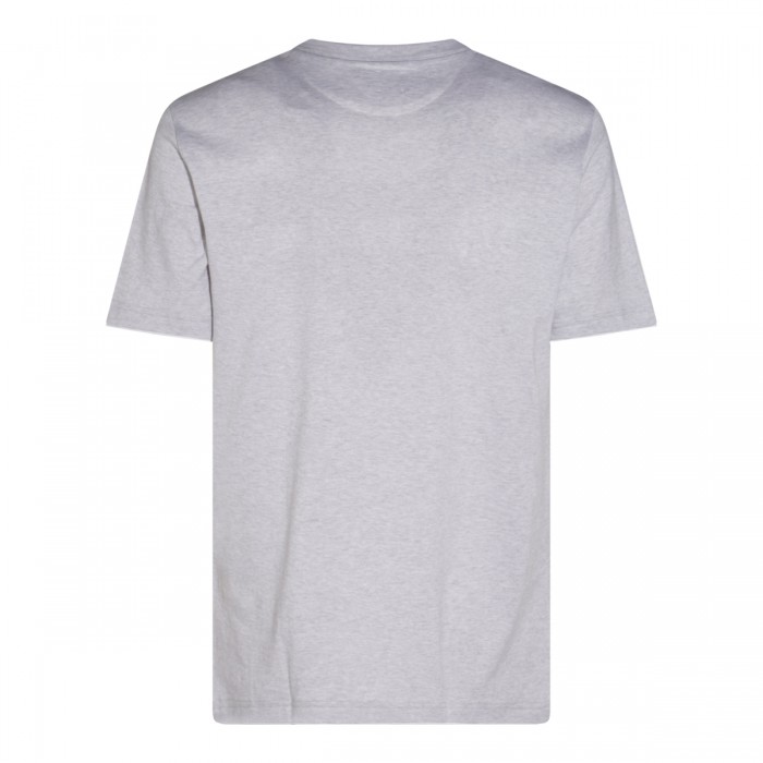 GREY AND WHITE COTTON T-SHIRT 2