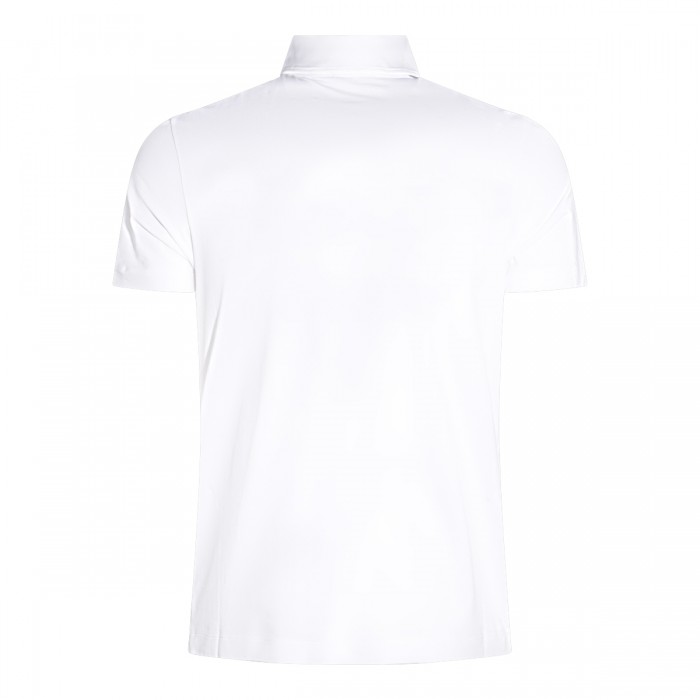 WHITE COTTON POLO SHIRT 2
