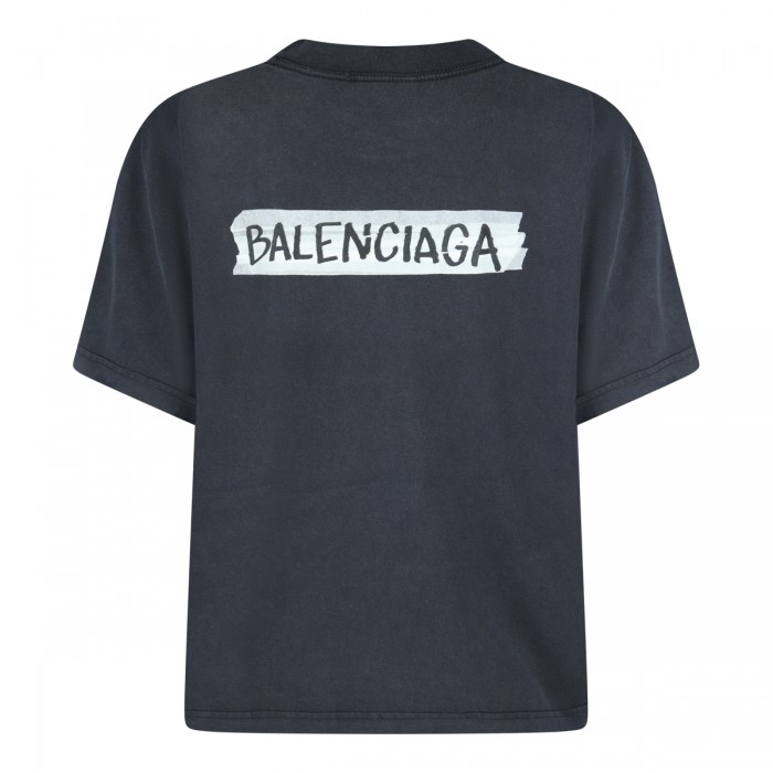 BLACK COTTON T-SHIRT 2