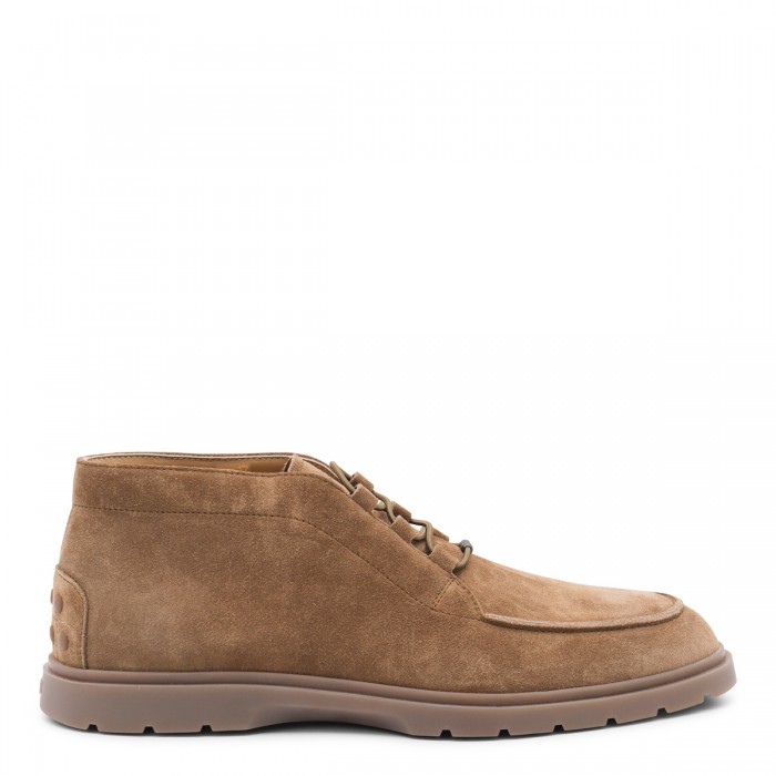 BEIGE SUEDE BOOTS