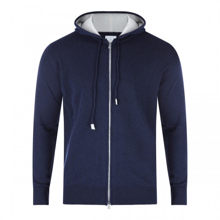 BLUE CASHMERE KNITWEAR
