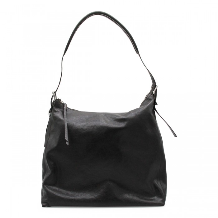 DARK CHOCOLATE LEATHER HOBO...