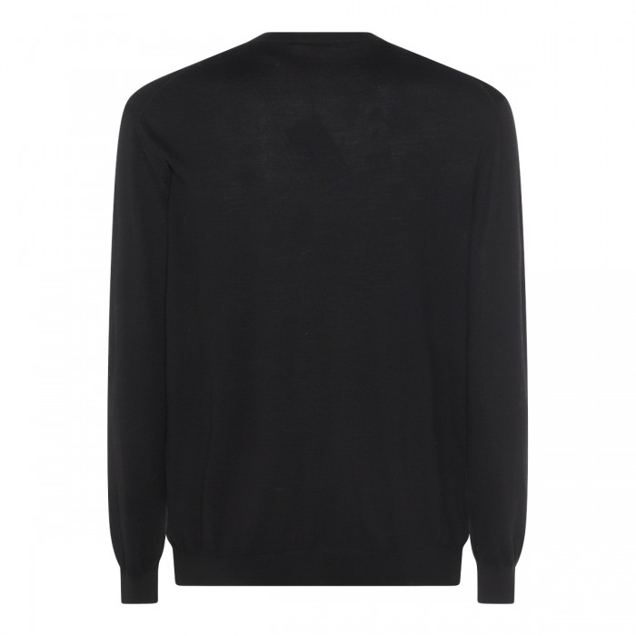 BLACK WOOL KNITWEAR 2