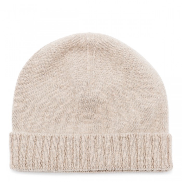BEIGE WOOL HAT