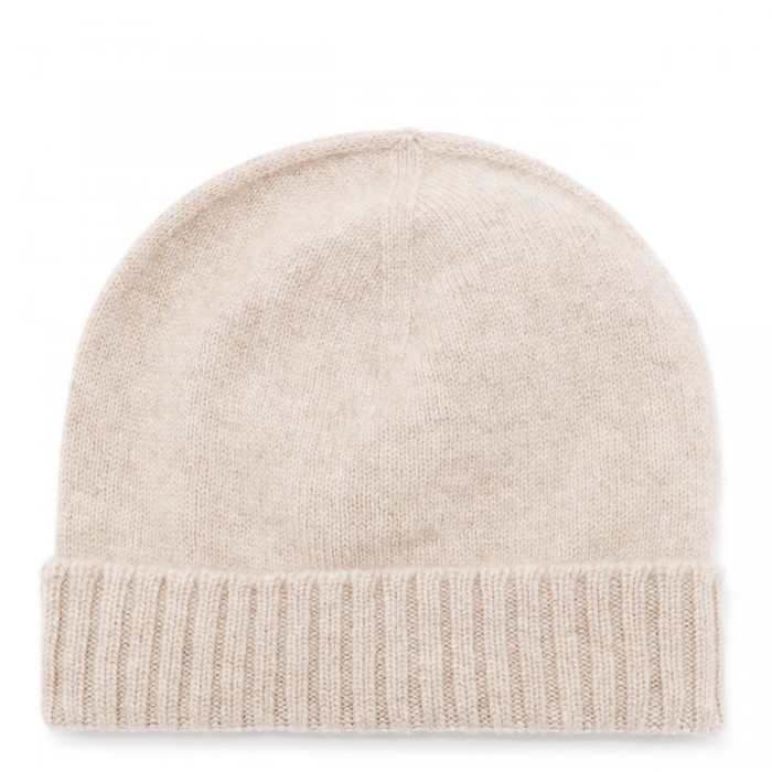 BEIGE WOOL HAT 2