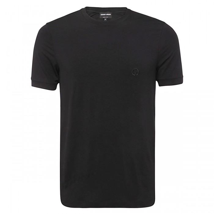 BLACK VISCODE BLEND T-SHIRT