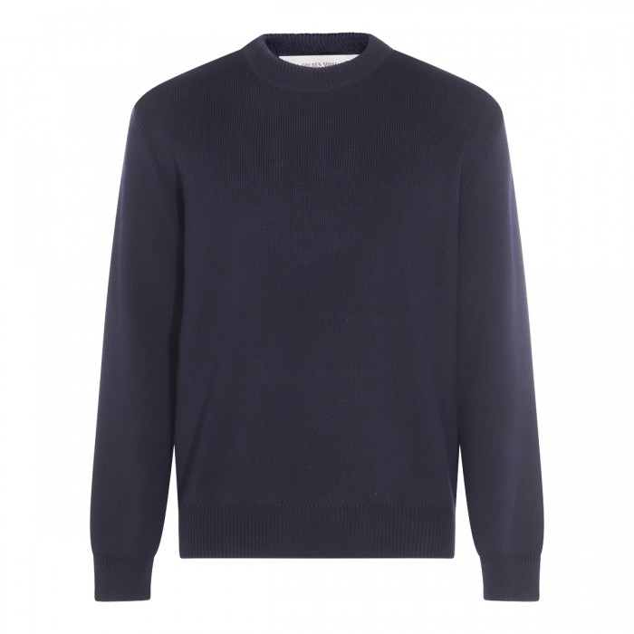 DARK BLUE COTTON BLEND...