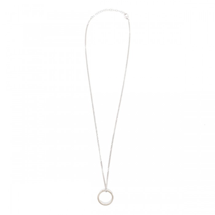 SILVER METAL NECKLACE