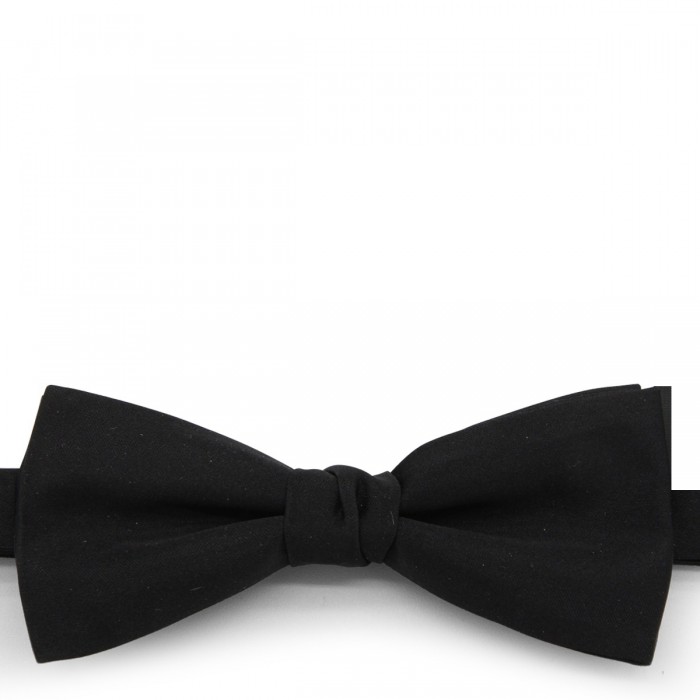 BLACK SILK TIE 2