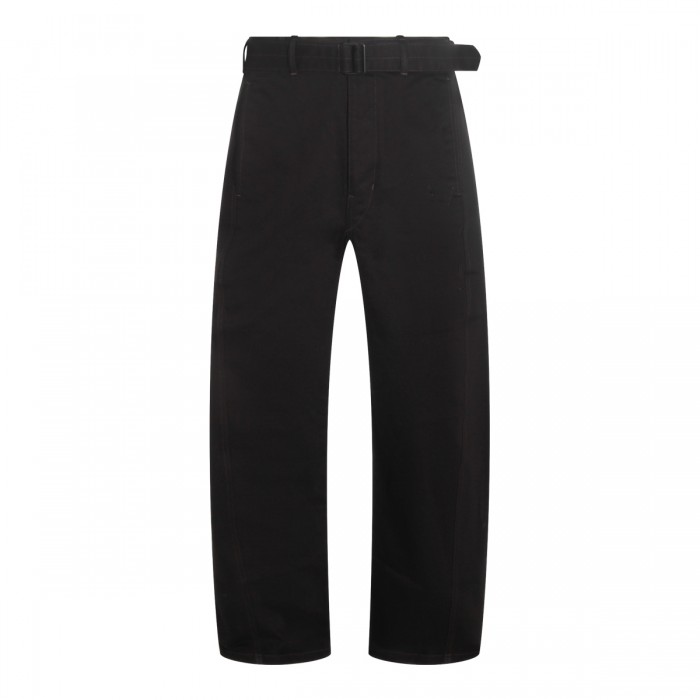 BLACK COTTON JEANS
