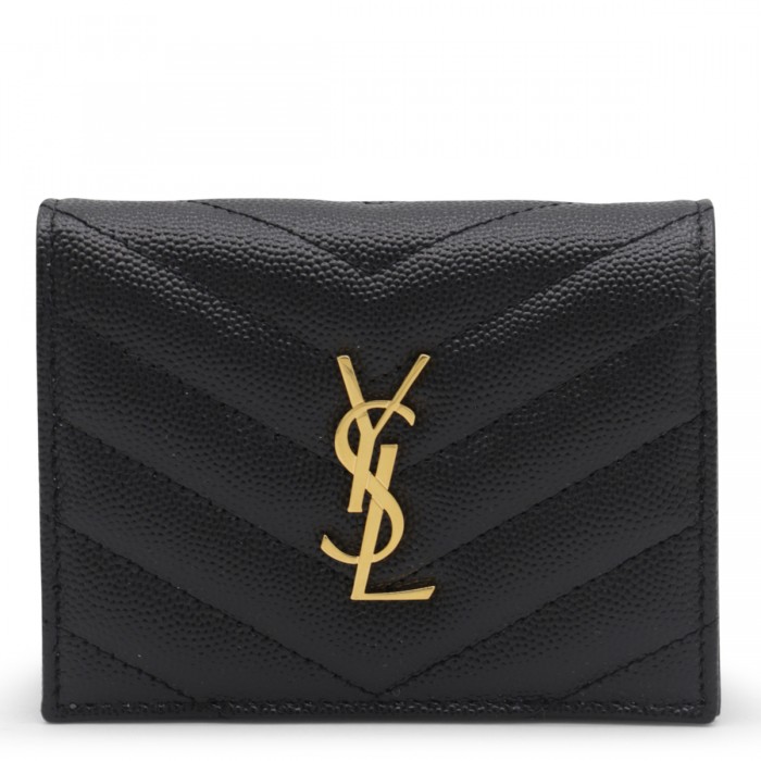 BLACK LEATHER WALLET