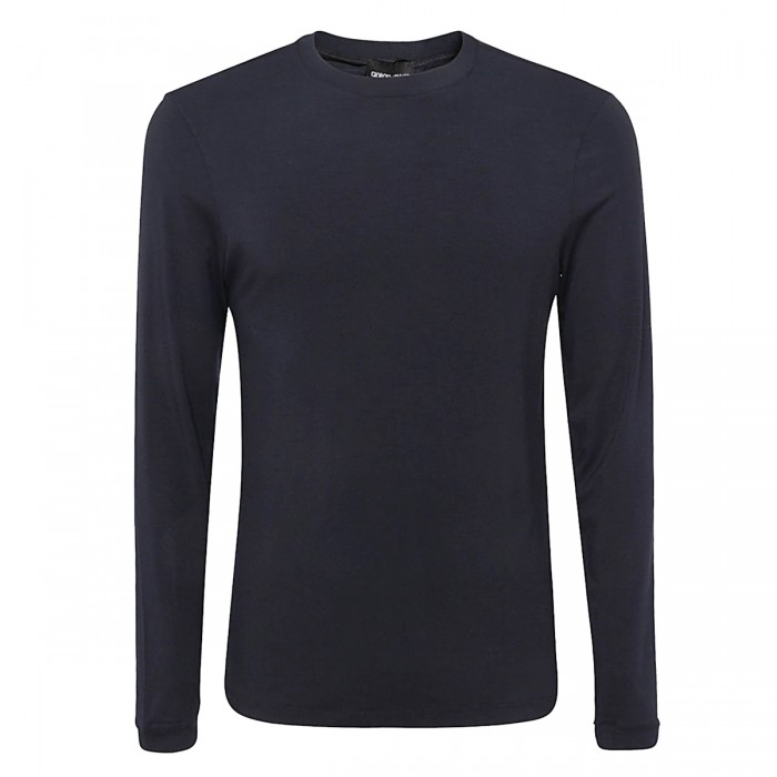 BLUE VISCOSE T-SHIRT