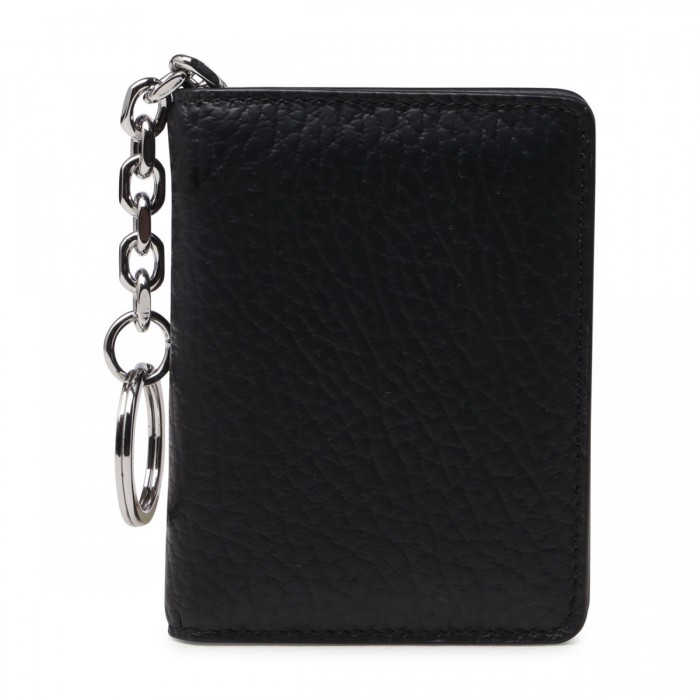BLACK LEATHER WALLET