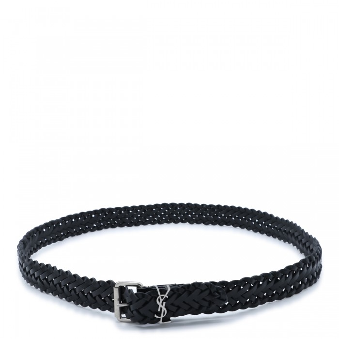 BLACK LEATHER BELT