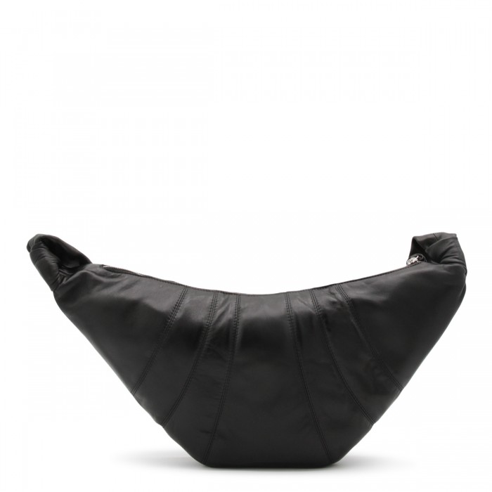 BLACK CROISSANT SHOULDER BAG
