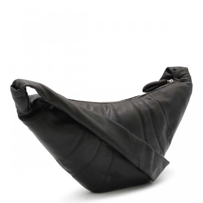 BLACK CROISSANT SHOULDER BAG 2