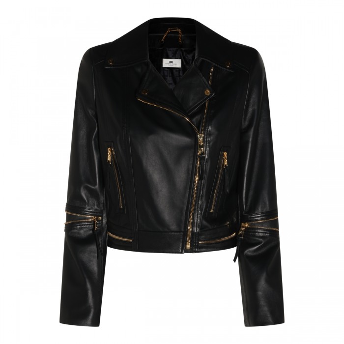 BLACK LEATHER JACKET