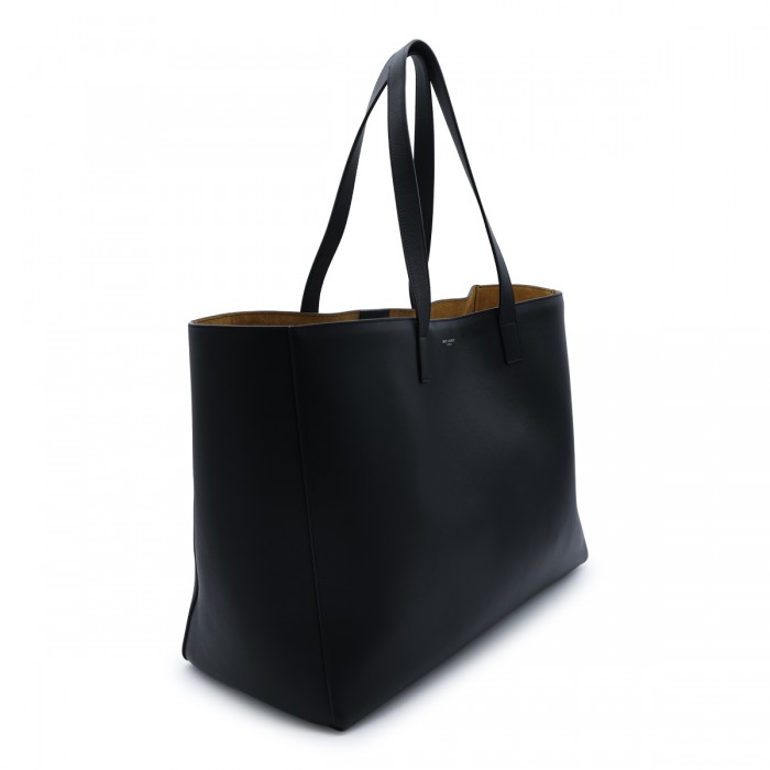 BLACK LEATHER TOTE 2