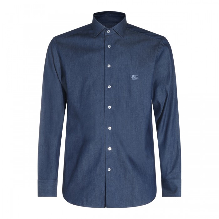 BLUE COTTON SHIRT
