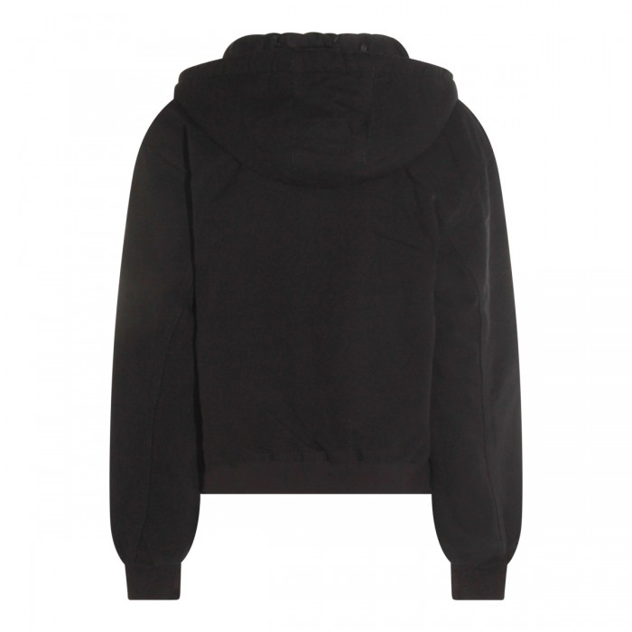 BLACK COTTON CASUAL JACKET 2
