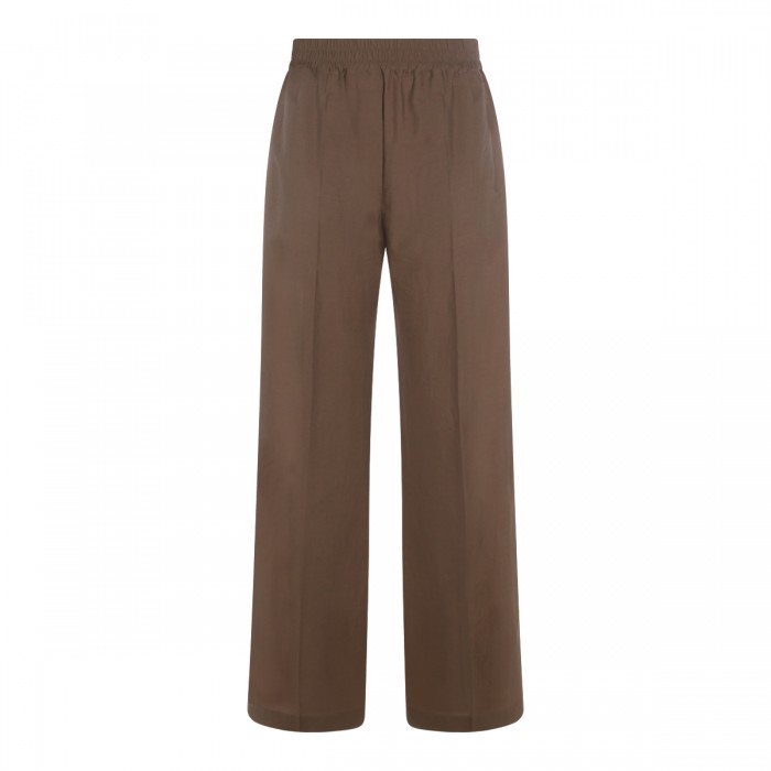 BROWN COTTON PANTS