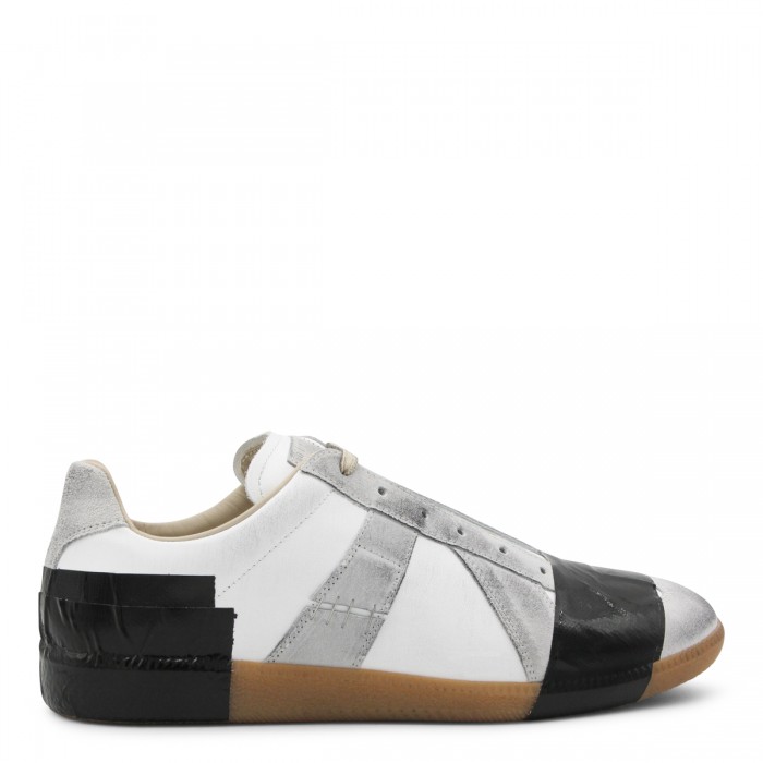 WHITE LEATHER SNEAKERS