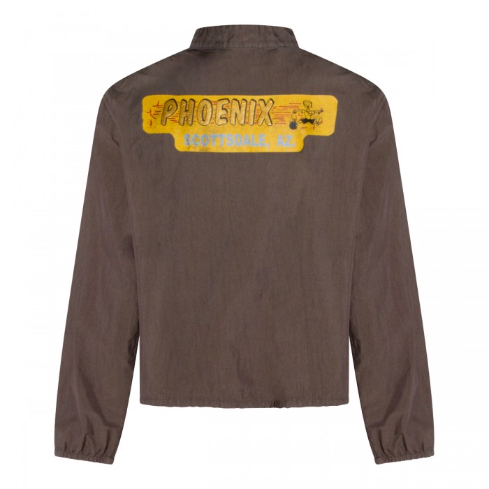 BROWN COTTON CASUAL JACKET 2