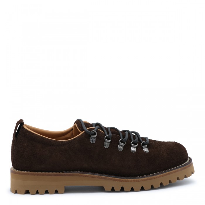 BROWN LEATHER LACE UP SHOES