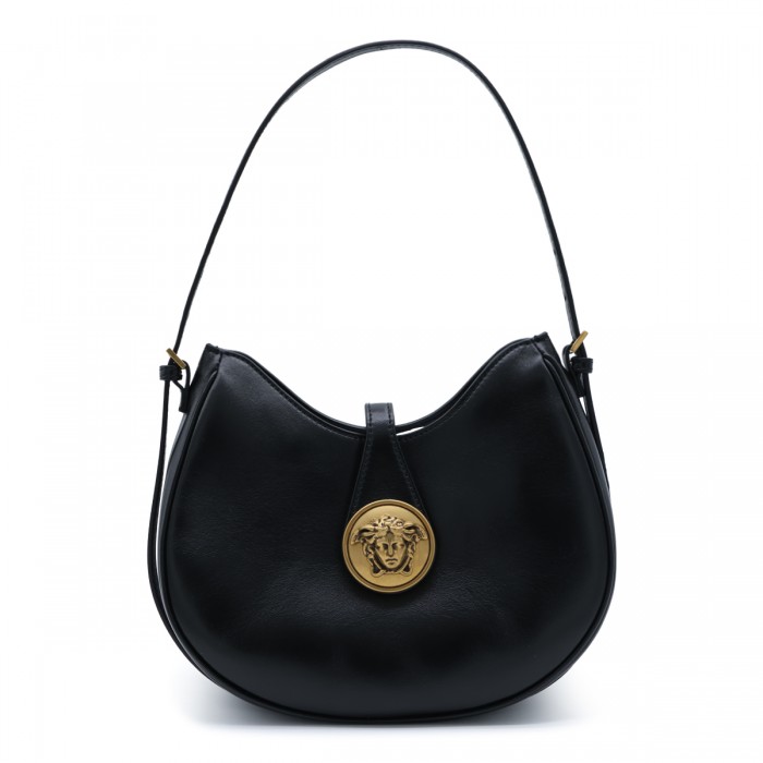 BLACK SMALL HOBO SHOULDER BAG
