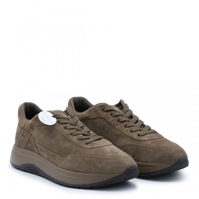 TAUPE SUEDE HI-LIGHT SNEAKERS 2