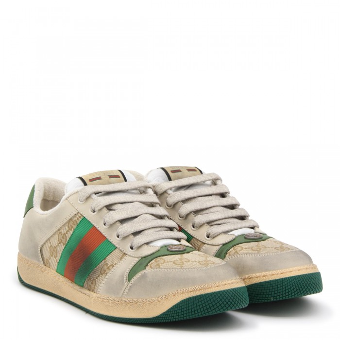 BEIGE, GREEN, ORANGE CANVAS... 2