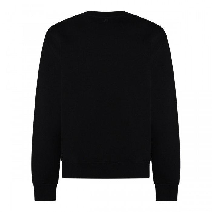 BLACK COTTON SWEATSHIRT 2