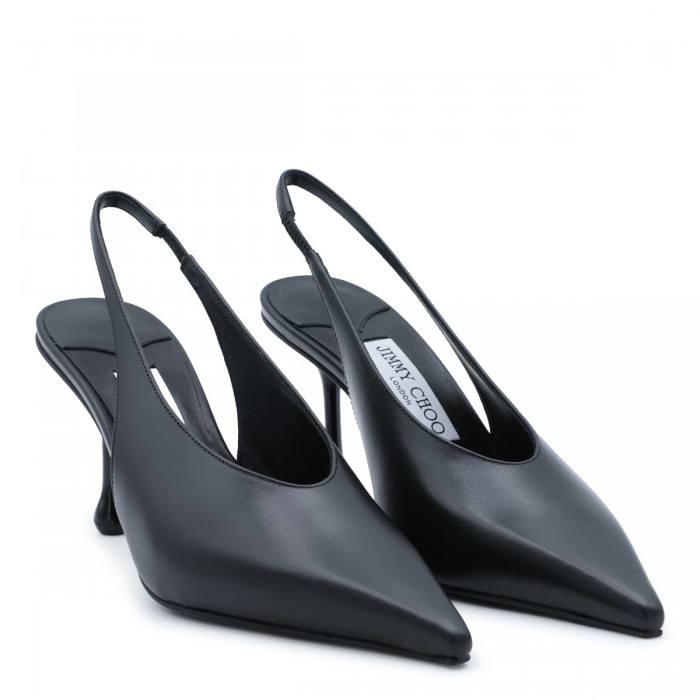 BLACK LEATHER ISA SLINGBACK... 2