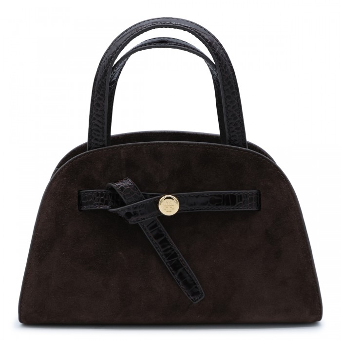 DARK COCOA SUEDE ROMY SMALL...