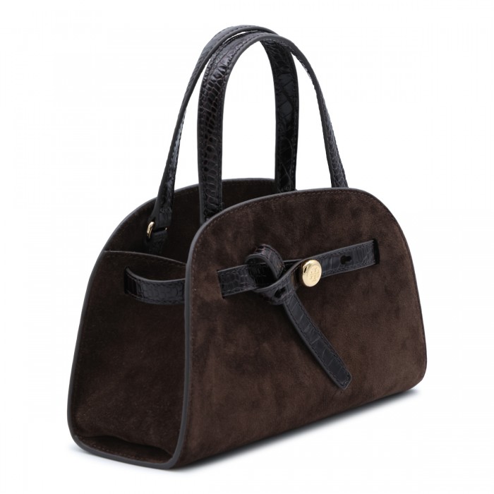 DARK COCOA SUEDE ROMY SMALL... 2