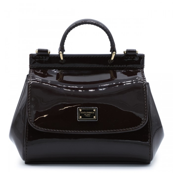 BROWN LEATHER VINYL SICILY...