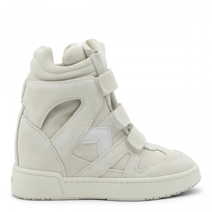 WHITE LEATHER BEKETT SNEAKERS