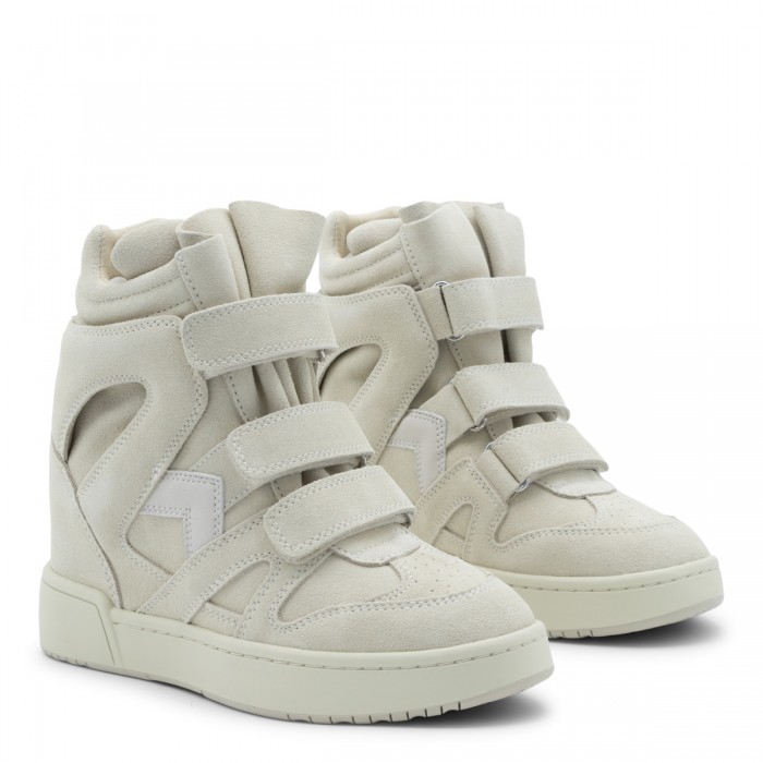 WHITE LEATHER BEKETT SNEAKERS 2