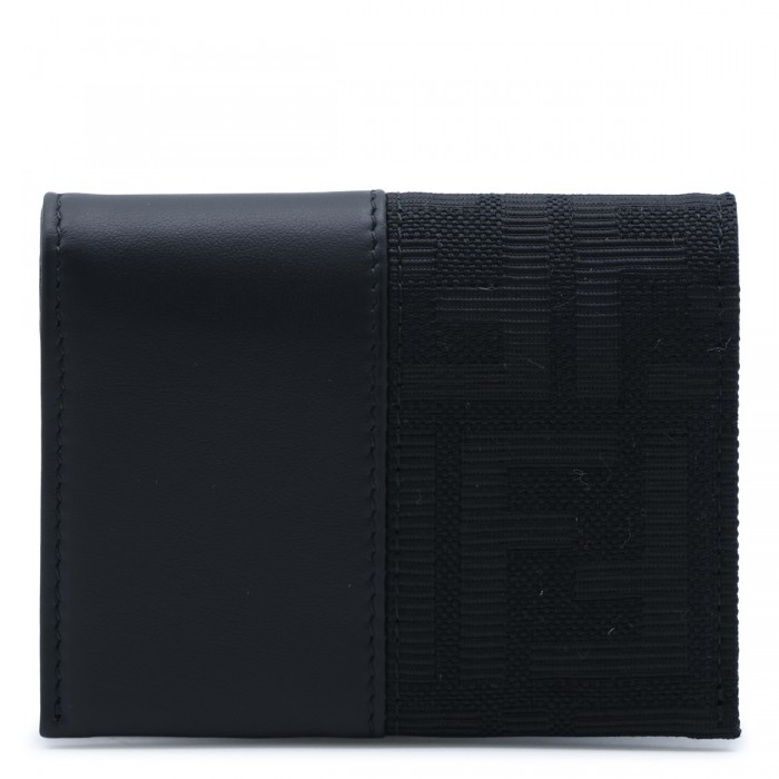 BLACK FF LEATHER CARD HOLDER
