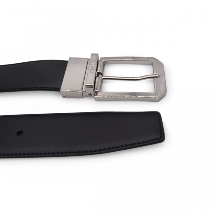 BLACK LEATHER BELT 2