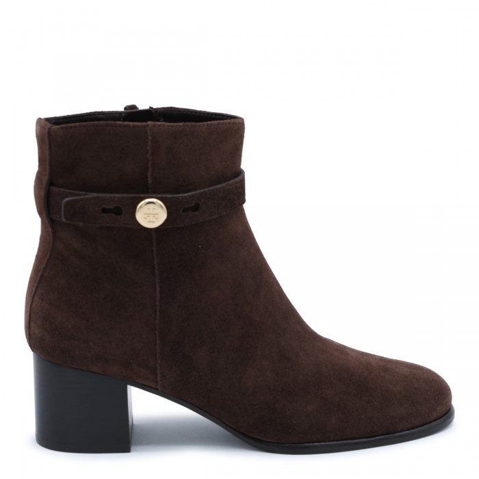 DARK COCOA ANKLE BOOTS