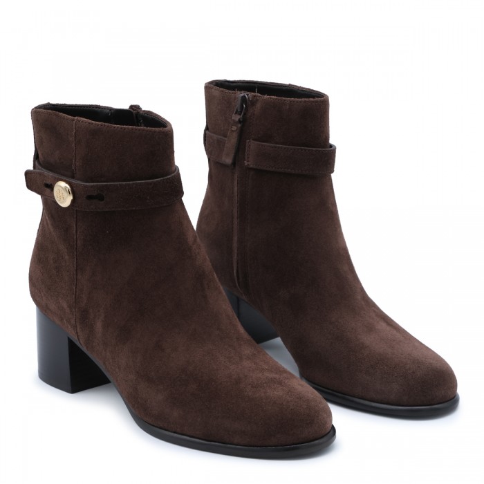 DARK COCOA ANKLE BOOTS 2