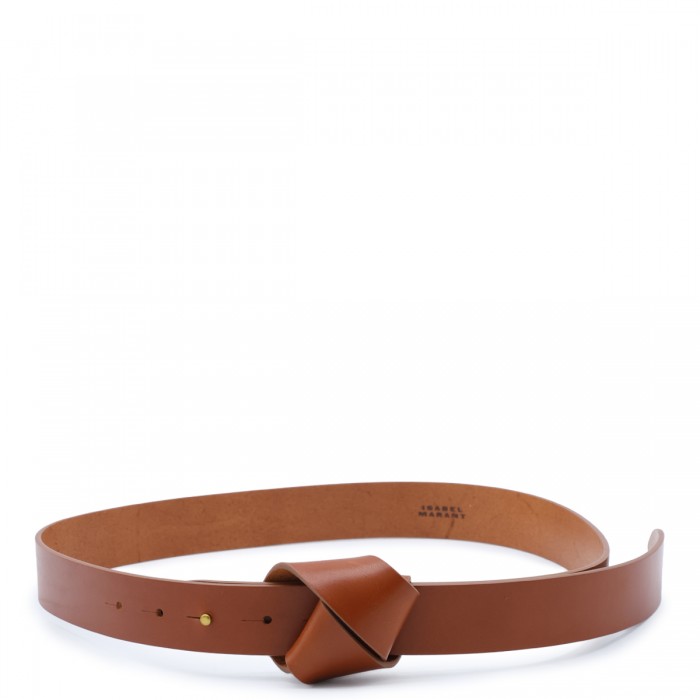 NATURAL LEATHER LASSIO BELT