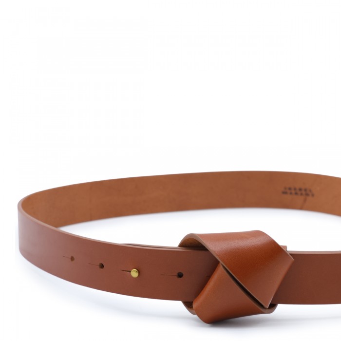 NATURAL LEATHER LASSIO BELT 2