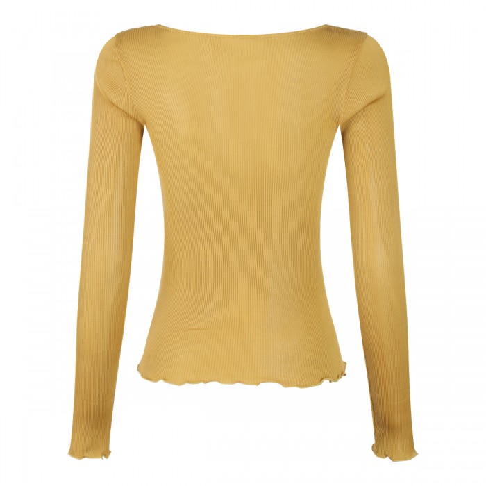 JAUNE SAFRAN SILK TOP 2