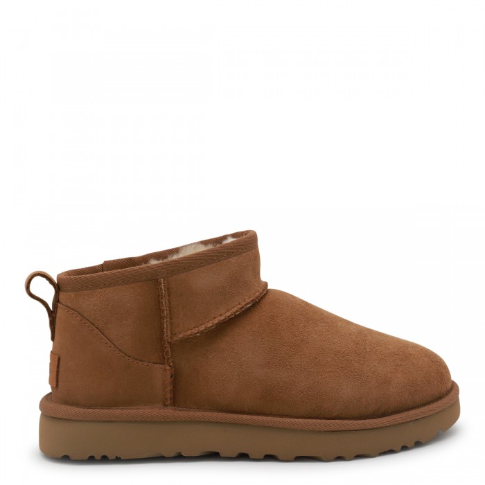BROWN ULTRA MINI BOOTS