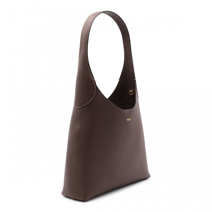 BROWN LEATHER BROOKLYN TOTE... 2