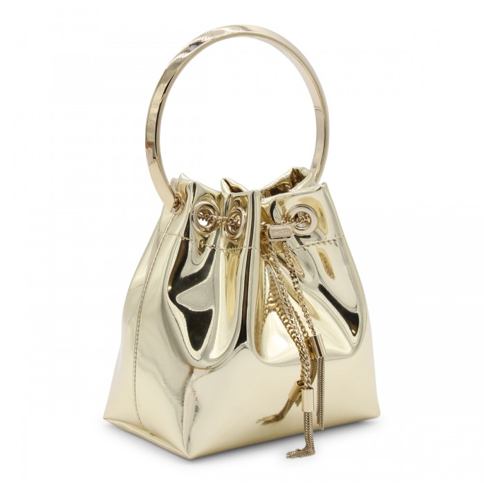 GOLD LEATHER BON BON SATCHEL 2