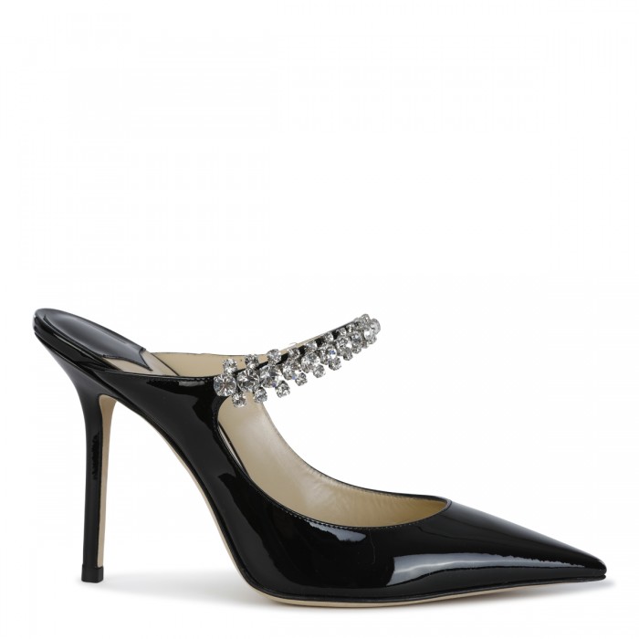BLACK LEATHER PUMPS